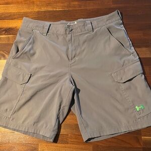 Under Armour Gray Cargo Shorts with Relaxed Fit